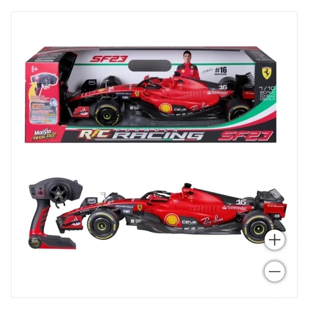 Ferrari Red Formula 1 Toy Car Sleek Design